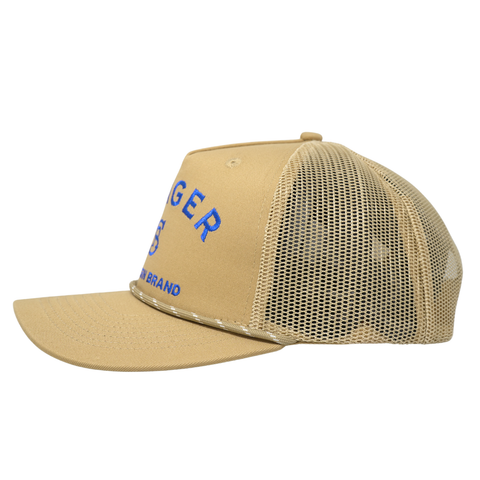 Branded Trucker Snapback – Color: Khaki