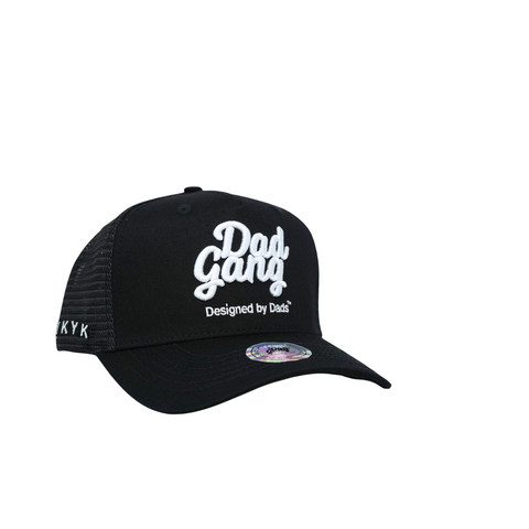 Dad Gang Trucker - Black/White