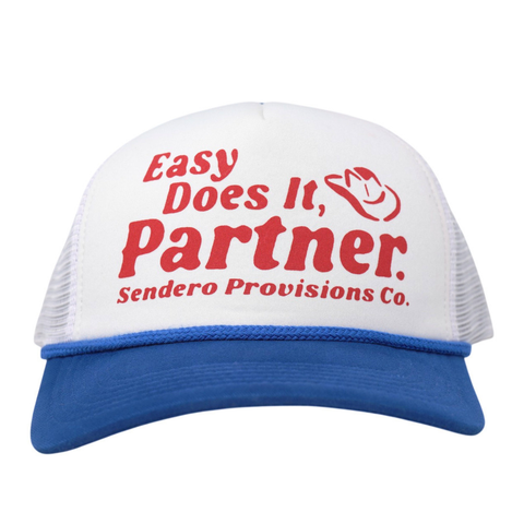 Easy Does It Hat White/Red