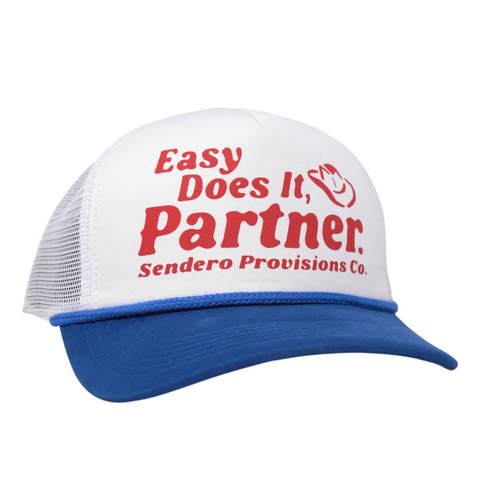 Easy Does It Hat White/Red