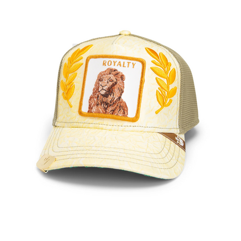 Side view of Goorin Bros. Facheun Hat showing flat brim, high-profile fit, and clean panel construction with tonal stitching