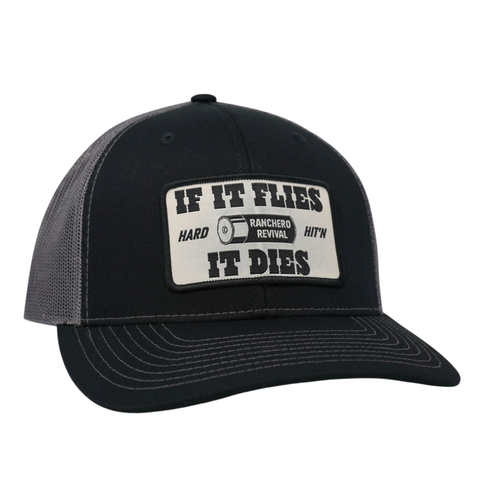 Hard Hit'n Mesh Hat – Color: Black/Charcoal