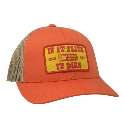 Hard Hit'n Mesh Hat – Color: Rustic Orange/ Khaki
