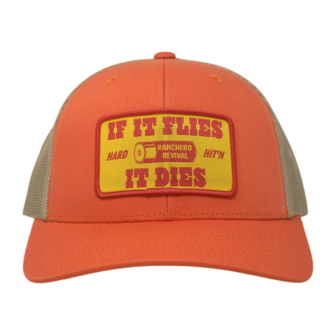 Hard Hit'n Mesh Hat – Color: Rustic Orange/ Khaki