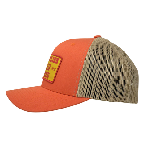 Hard Hit'n Mesh Hat – Color: Rustic Orange/ Khaki