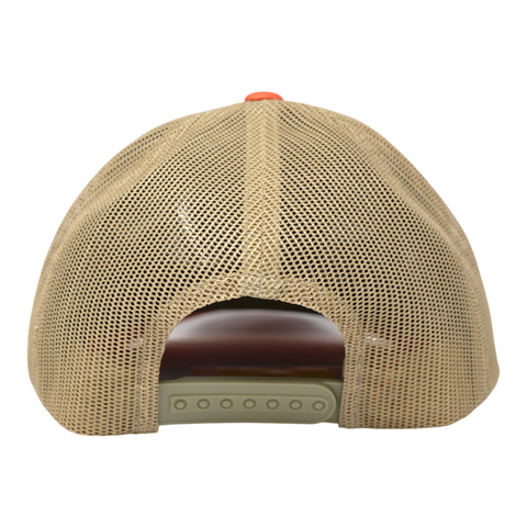 Hard Hit'n Mesh Hat – Color: Rustic Orange/ Khaki
