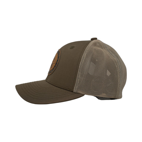 Marlin Snapback – Color: Brown and Khaki