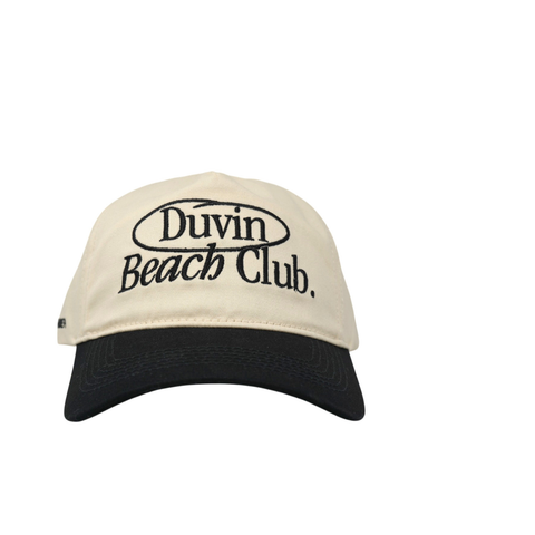 Beach Club Hat – Color: White/Black