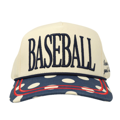 Polka Dot Baseball Hat