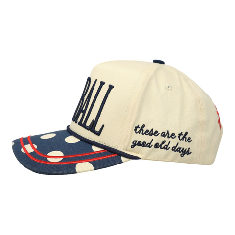 Polka Dot Baseball Hat