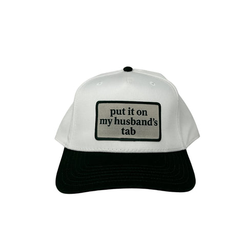 put it on my husbands tab - white/green - TopIt