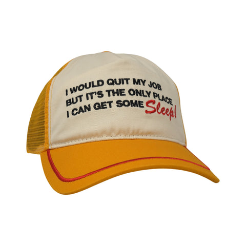 Quit My Job Trucker – Color: Yellow
