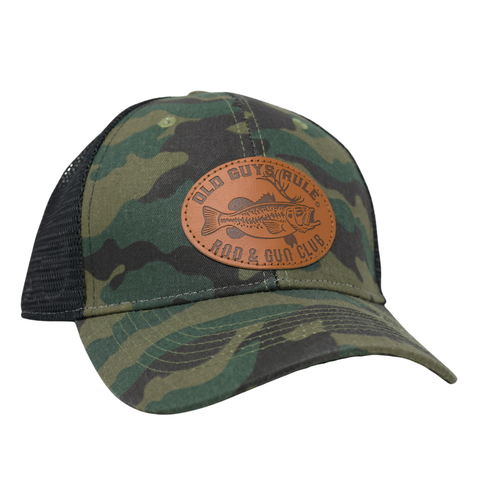 Rod & Gun Club Trucker Hat Olive/ Camo