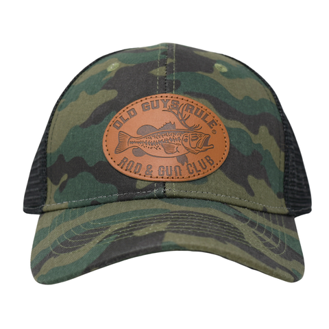 Rod & Gun Club Trucker Hat Olive/ Camo