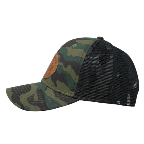 Rod & Gun Club Trucker Hat Olive/ Camo