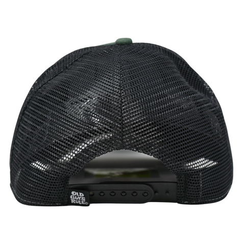 Rod & Gun Club Trucker Hat Olive/ Camo