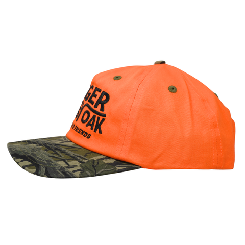 Seager x Mossy Oak I.O.F. Snapback – Color: Orange/ Camo