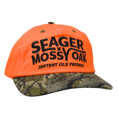 Seager x Mossy Oak I.O.F. Snapback – Color: Orange/ Camo