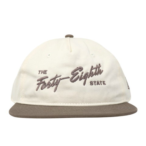Snapback Hat The Forty Eighth State – Color: Natural & Walnut