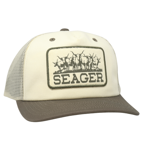 The Herd Snapback Cream/Woodland
