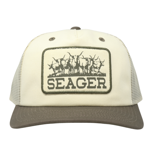 The Herd Snapback Cream/Woodland