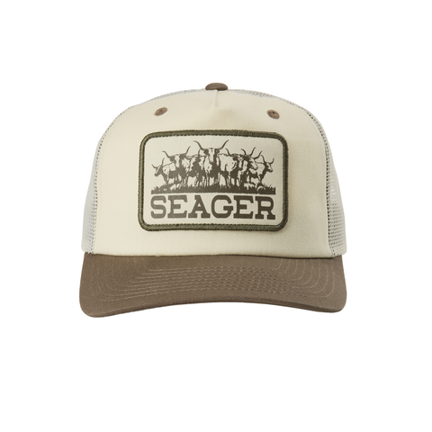 The Herd Snapback Cream/Woodland