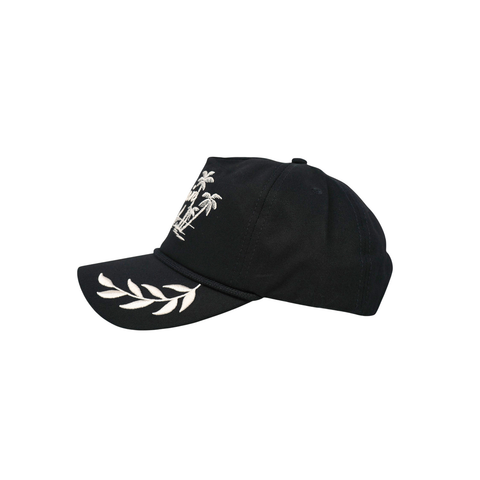 Tropical Oasis Hat – Color: Black