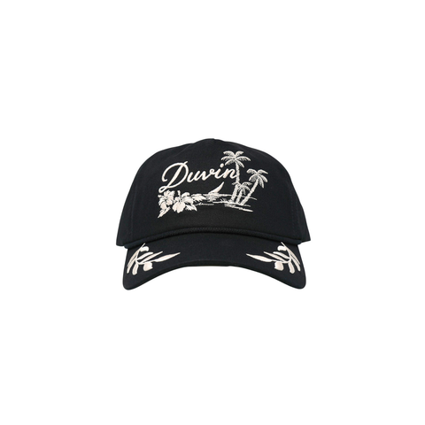 Tropical Oasis Hat – Color: Black