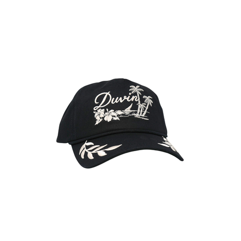 Tropical Oasis Hat – Color: Black