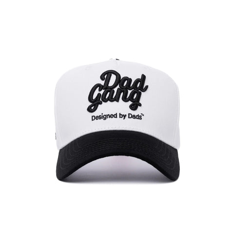 White & Black Logo Hat