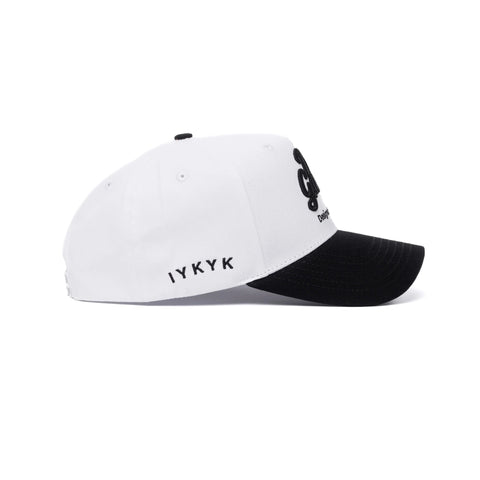 White & Black Logo Hat