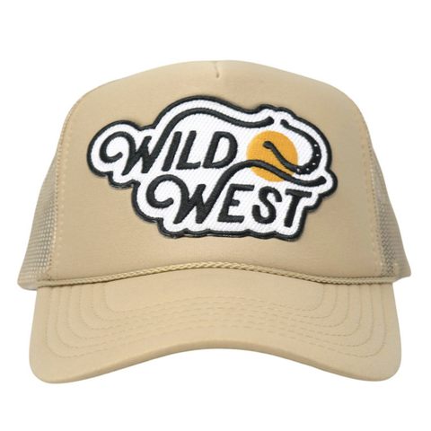 Wild West Trucker Hat – Color: Khaki