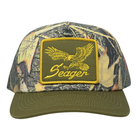 Wingspan Trucker Snapback – Color: Camo/Woodland